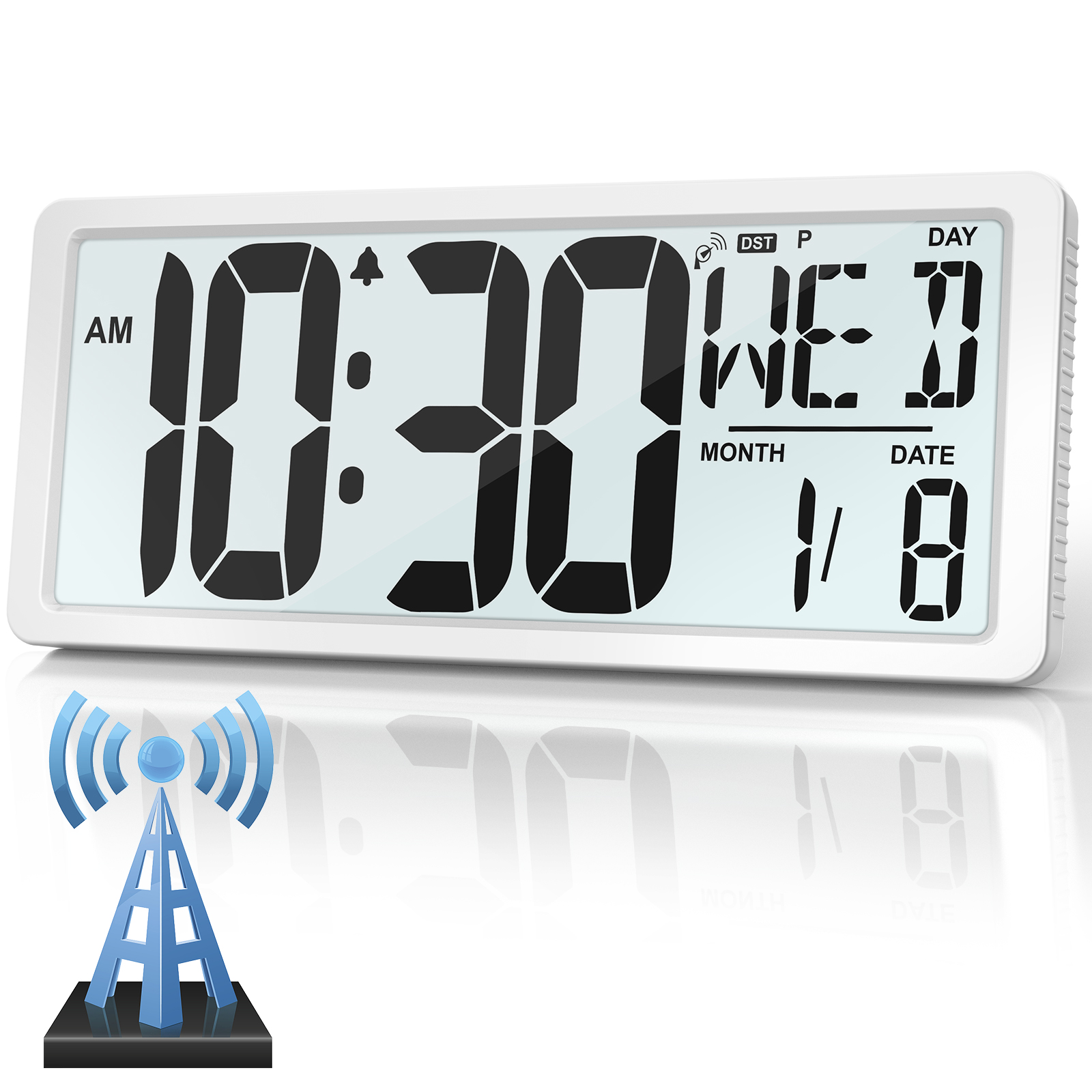 [2023 New] Atomic Clock/Never Needs Setting, Battery Operated, 15